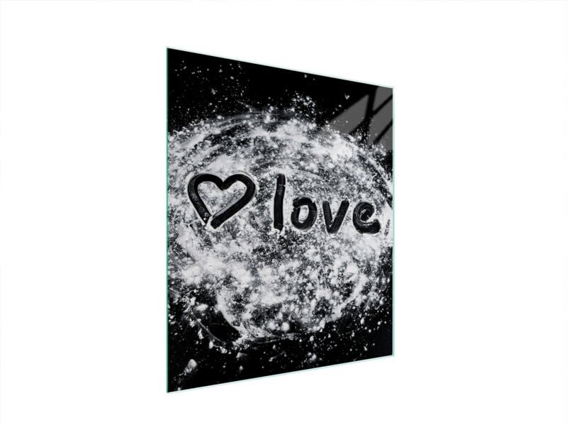 Glasschneidebrett 45x52 Herz