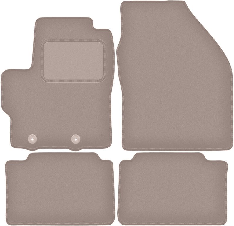 Beige Veloursmatten für: Toyota Yaris Cross Crossover (2020-)