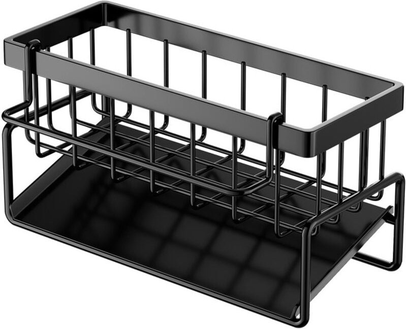 Küchenspüle-Organizer, Spülbecken-Schwammhalter, Küchen-Aufbewahrungsbox, Spülbecken-Schwammhalter, Metall, Küchenspüle-...