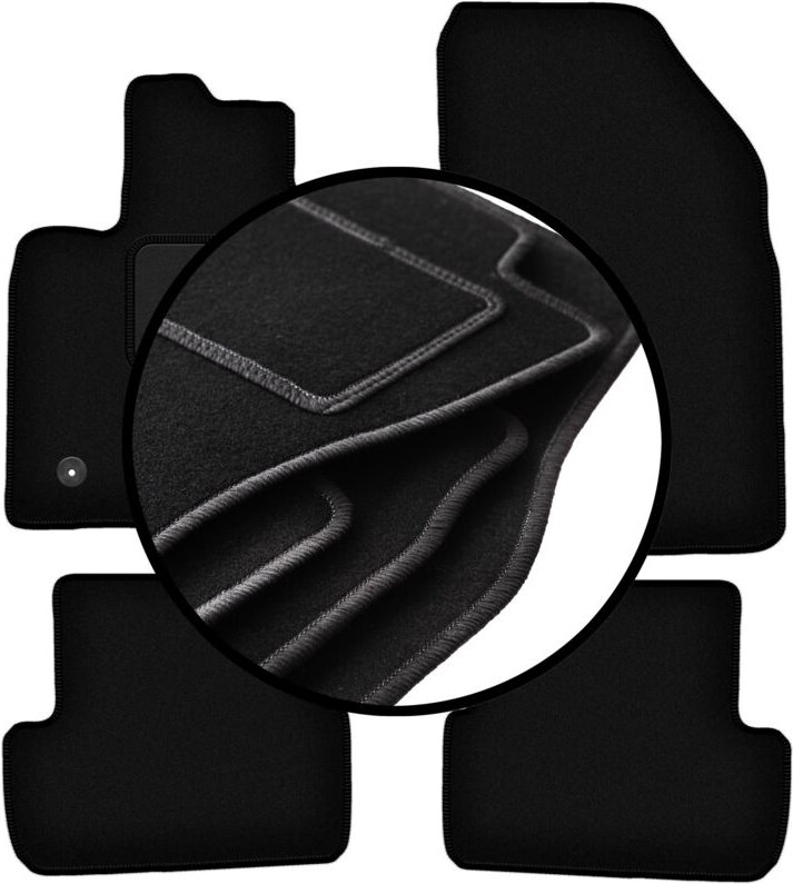 Komplettset Veloursmatten für: Dacia Sandero III Schrägheck (2021-)