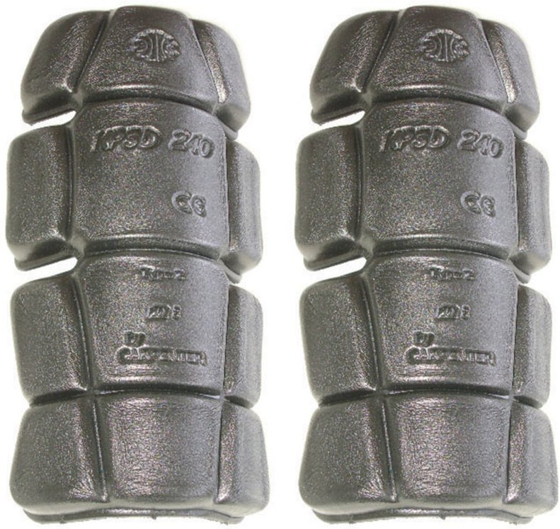 Ergonomische schwarze Knieschützer