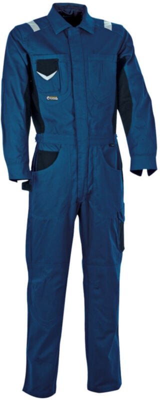 Cofra Arbeitsoverall mit vielen Taschen Blau 46