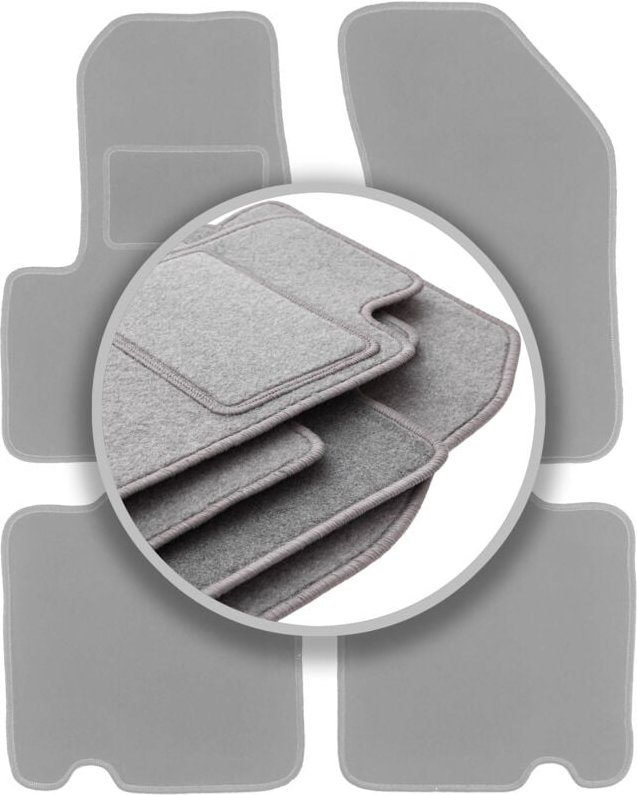 Graue Automatten für: Dodge Avenger Limousine (2007-2015)