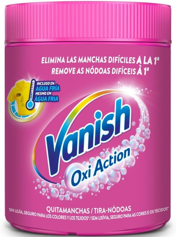 Oxi action bleichmittelfreier Fleckenentferner für Buntwäsche 450 gr - Vanish