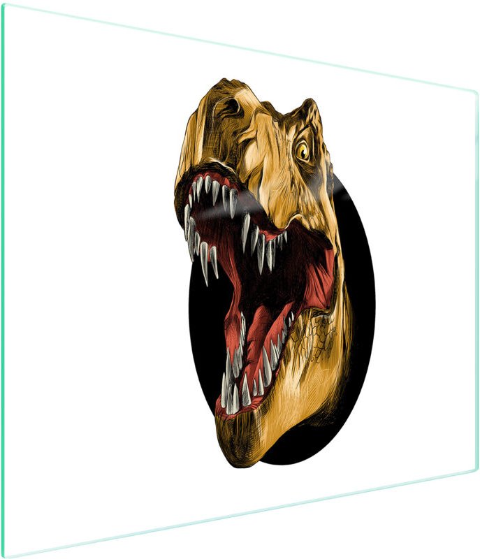 Glasschneidebrett 52x30 Dinosaurier