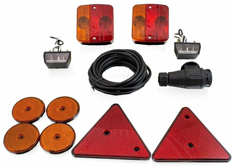 Pkw Anhänger Rückleuchten Beleuchtungs Set 7 polig