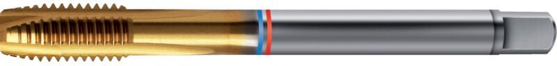 Format - Maschinengewindebohrer tandem DIN374 hss-pm TiN Form b 6H M10x1,25