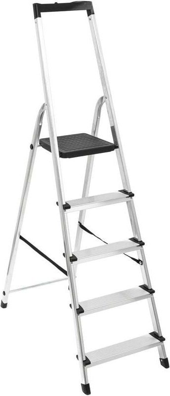 5five Simply Smart - Klappbare alu-stufenleiter 5 stufen - 5five
