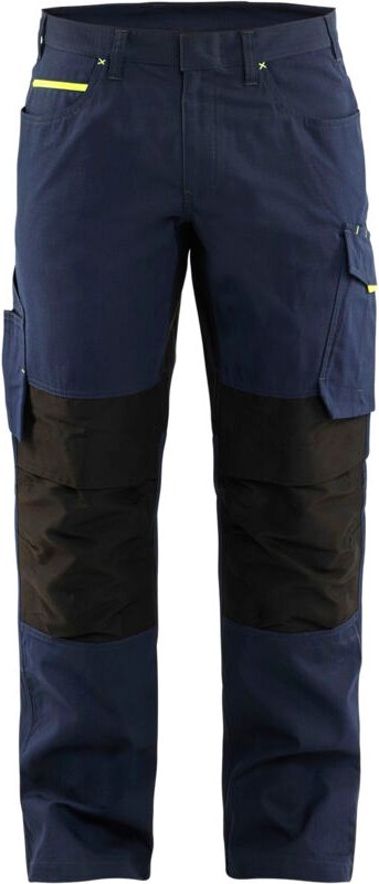 Dehnbarer Arbeitshose 1495 - Marine/Gelbfunkel XL - FR(50) - SE(C56) - Lange