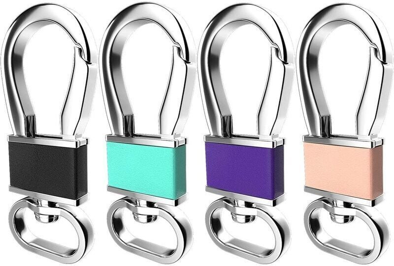 Metallteile Karabiner Schlüsselanhänger Schlüsselring Haken, Schlüsselanhänger Schlüsselhalter Ring Organizer für Autosc...