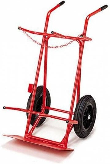 Diable-manutention - Flachenkarre für 2 Personen - Luftbereifte Räder - DBAB31GON