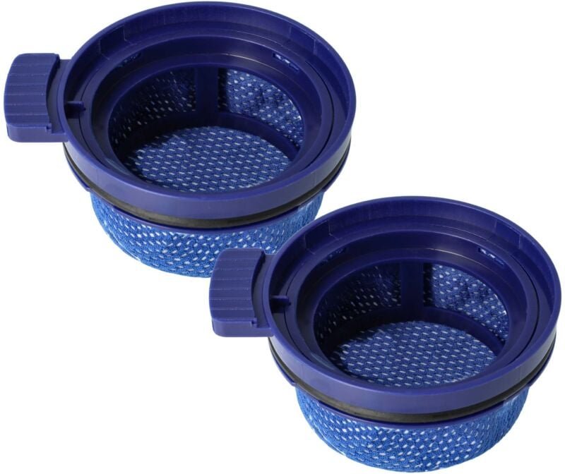 Thumbnail - 2x Staubsaugerfilter kompatibel mit Samsung Bespoke Jet VS20A95993W/SA Staubsauger - Abluftfilter Blau - Vhbw