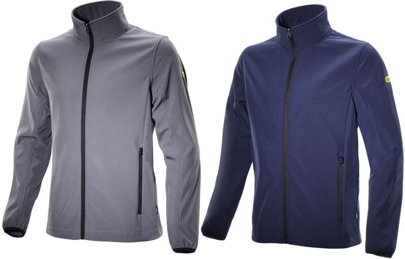 Utility Softshell Level Litework Arbeitsjacke - s - Grau - Diadora