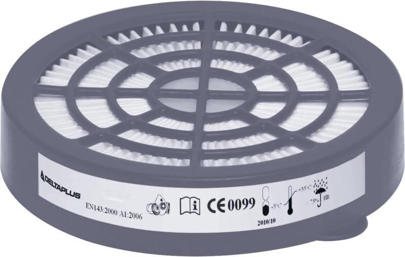 Thumbnail - DELTA PLUS Set aus 2 P3-Vorfiltern und 2 Adaptern für Halbmasken -M6000EPREP3R