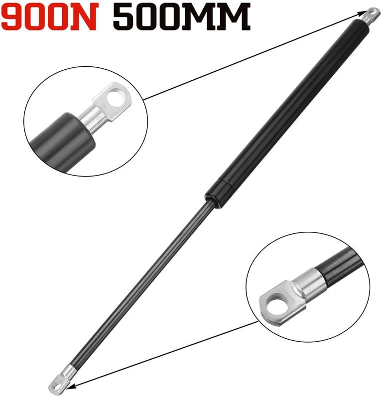 Thumbnail - 1 stücke 900N 500mm Auto Gasdruckfedern Lift Halterung Federdämpfer Für Universal Auto Modell Hasaki
