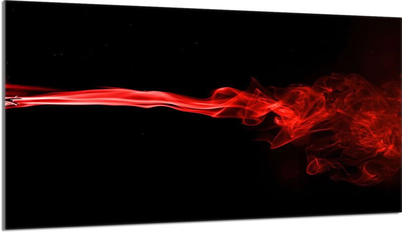 Glasschutzplatte für Herd 90x52 Schwarz