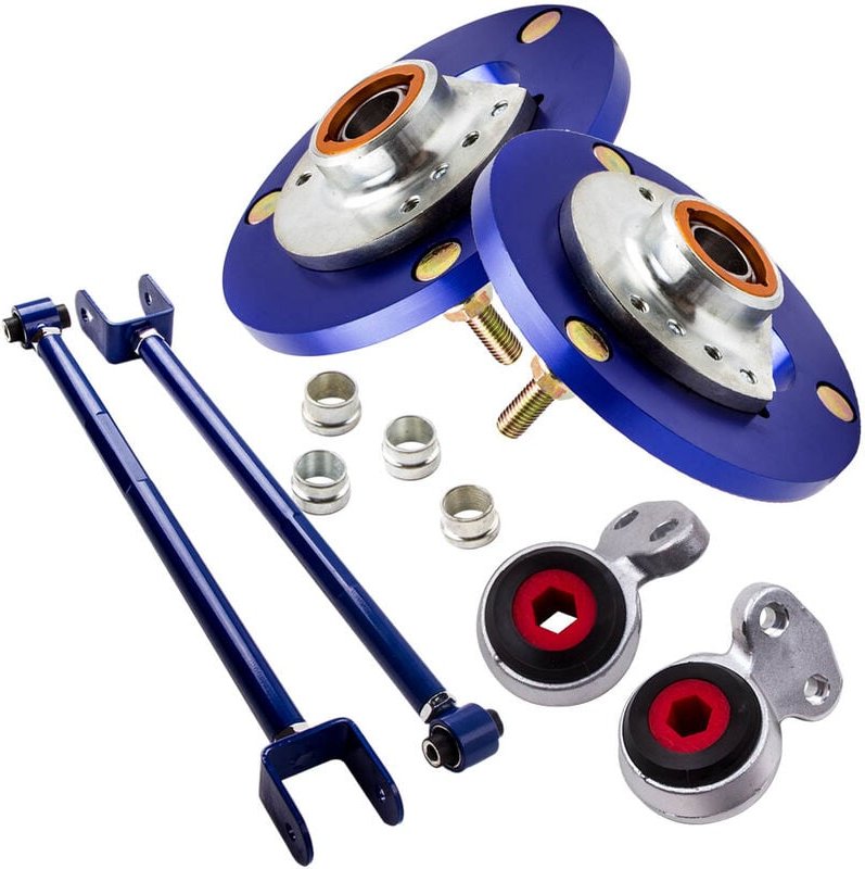 Aufhängungsset camber arms + camberplatten + steuerarme buchsen für bmw E46AUFHNGUNGSSET camber arms + camberplatten + s...