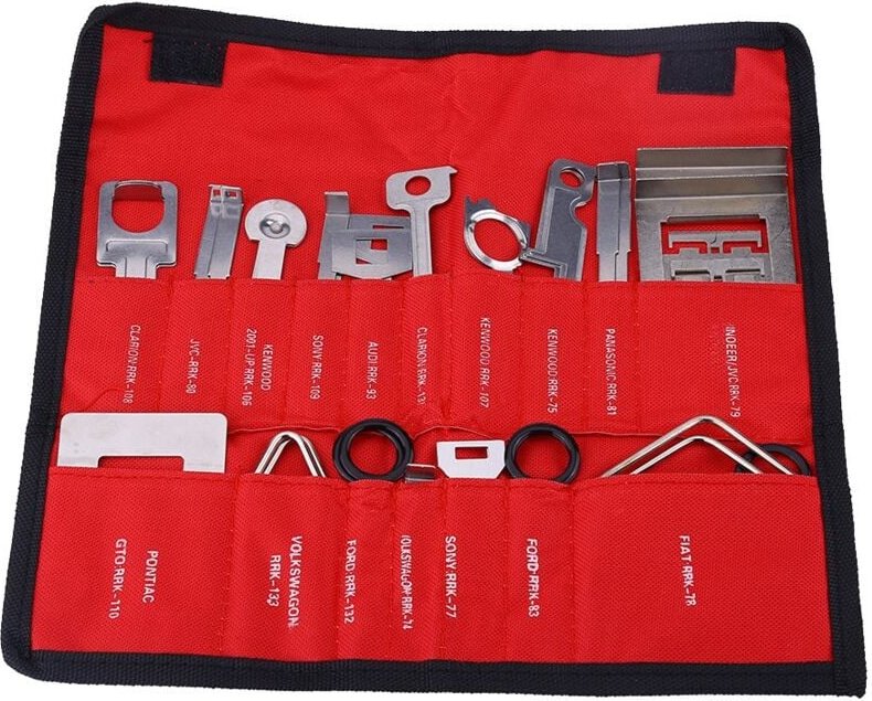 Ej.life - Auto Radio Demontagewerkzeug, Keenso 38 Stücke/Set Kohlenstoffstahl Auto Radio Stereo Entfernung Installateur ...