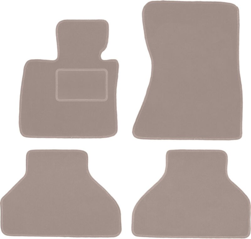 Beige Velours-Fußmatten für: BMW X5 E70 SUV (2006-2013)
