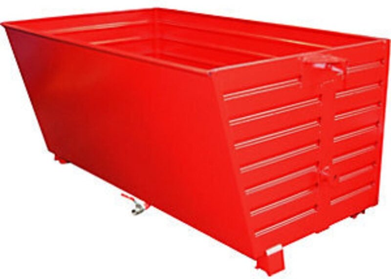 Bauer Späne-Stapelkipper BSL 200, lackiert, Feuerrot