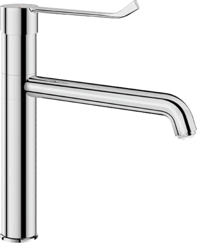 Delabie EHM für WT Schwenkauslauf hoch H165 L220, Hygienehebel