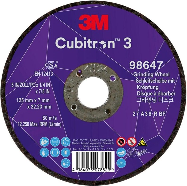 Thumbnail - Schruppscheibe Cubitron 3125x7mm 36+ - 3M
