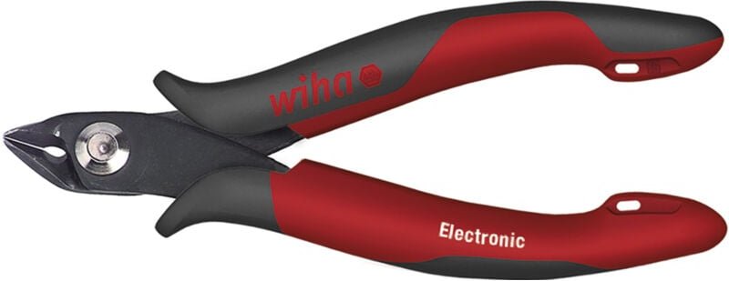 Schrägvornschneider Electronic breiter, spitzer Kopf ohne Wate 130 mm, 5 1/8' (26833) - Wiha