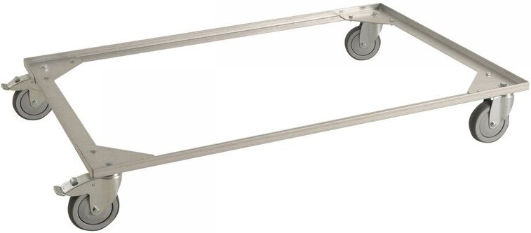 Kongamek Palettenwagen in grau 185mm hoch 150kg Tragkraft für EUR-Paletten 1200x800mm