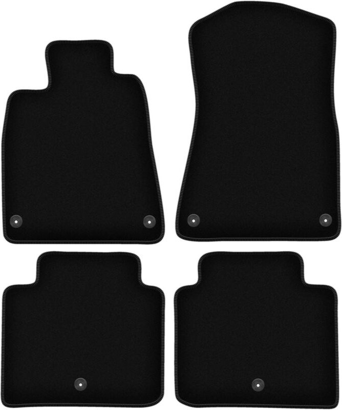 BASIC schwarze Veloursmatten für: Lexus GS III Limousine (2005-2012)