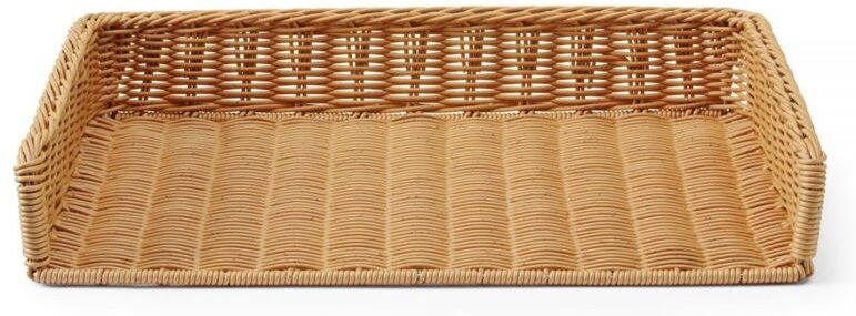 Polyrattan Brotbuffet-Präsentationskorb 295 x 395 x 105 mm