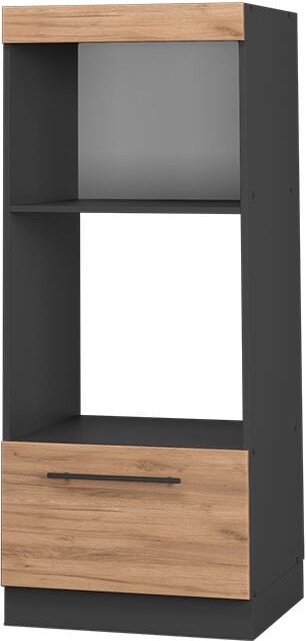 Thumbnail - Vicco - Mikrowellenschrank Fame-Line, Goldkraft Eiche, 60 cm offen