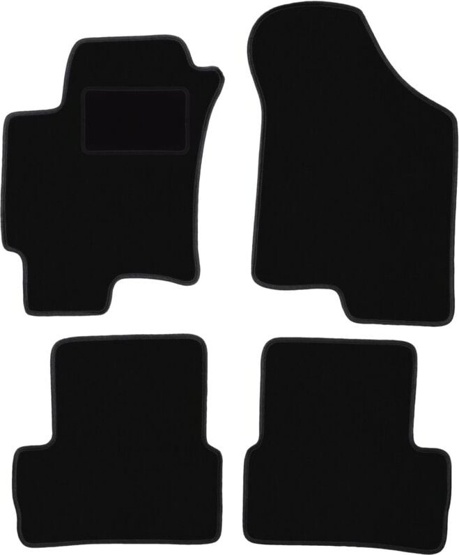 Schwarze Veloursmatten für: Hyundai Coupe II GK Coupé (2001-2008)
