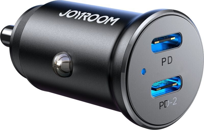 Joyroom JR-CCN06 Dual USB-C Mini Metall - Ladegerät de Auto Marca