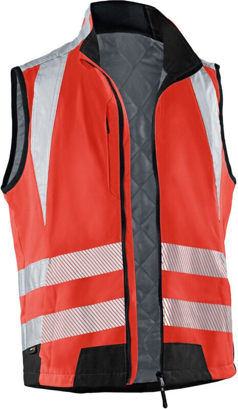 Kübler Weste reflectiq psa 2 7207 warnrot/schwarz Gr.XL