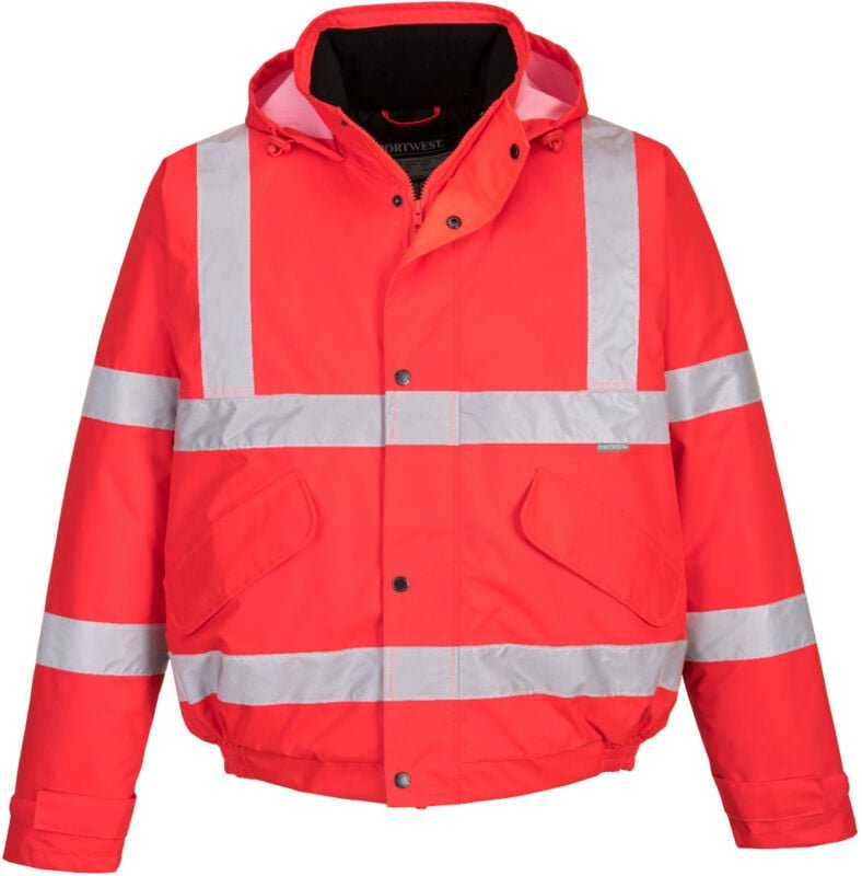 Thumbnail - Portwest Warnschutz Pilotenjacke mit -40°C Kälteschutz Rot S