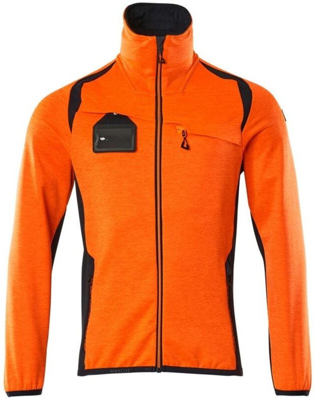 Mascot Fleecepullover mit Reißverschluss 19403 Gr. 2XL hi-vis orange/schwarzblau