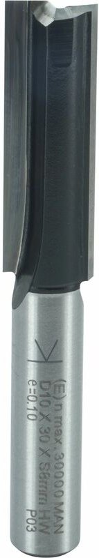 Ent European Norm Tools - ent Nutfräser - Fräser zum Einbohren in Hart- und Weichholz 10x30mm, hw