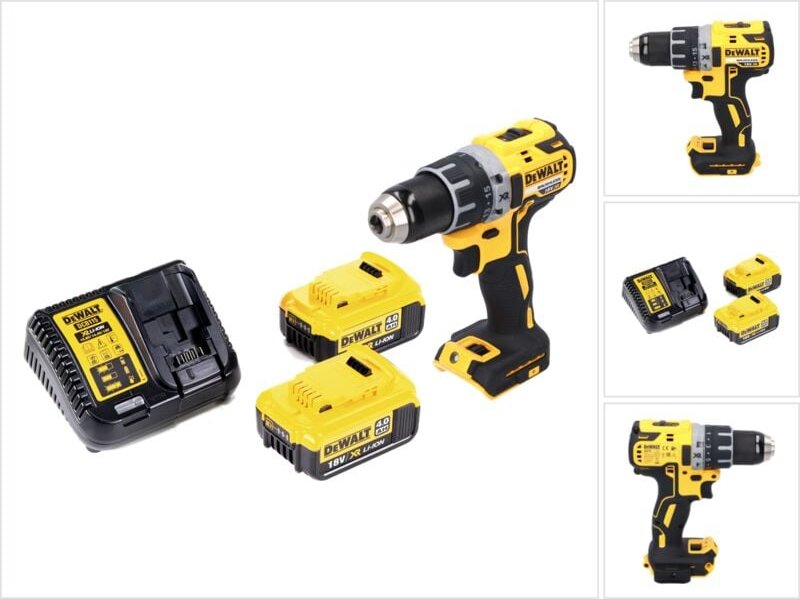 Thumbnail - Dcd 791 M2 Akku Bohrschrauber 18 v 70 Nm Brushless + 2x Akku 4,0 Ah + Ladegerät - Dewalt