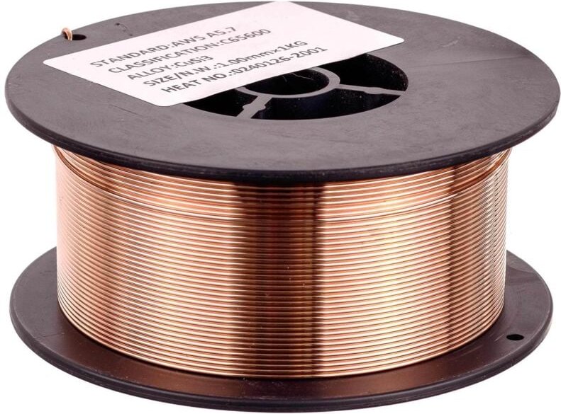 GTU08 CuSi3 Draht 0,8mm 1kg D100 zum Löten