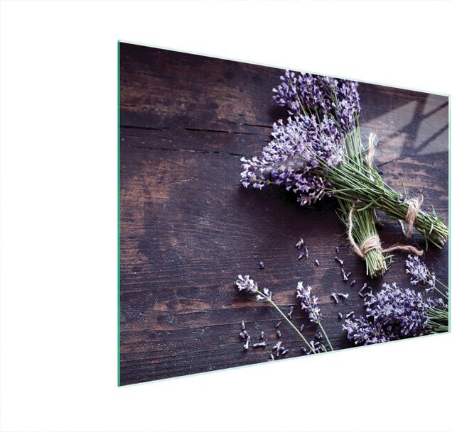 Glasschneidebrett 40x30 Lavendel