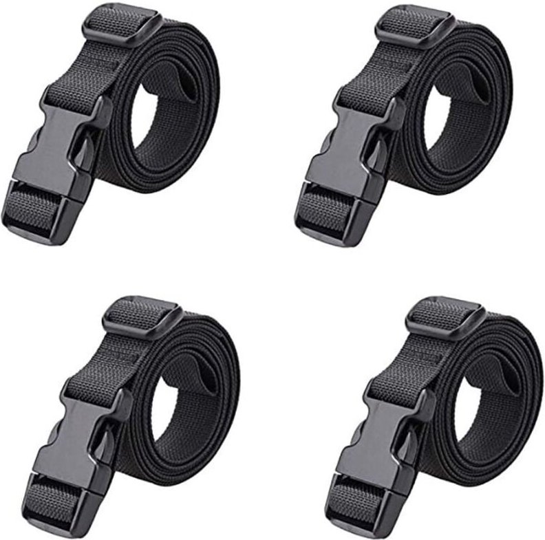 Stück 25 mm Schnellverschluss-Schnallengurt, Koffergurt, kleiner Kunststoff-Ratschengurt zum Festzurren von Gepäck, Bewe...