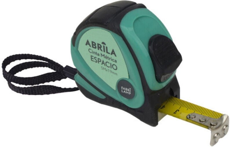 Maßband 5mx19mm schwarz/grün, Clip, magnetischer Einhängegriff, arretierbar und ergonomisch