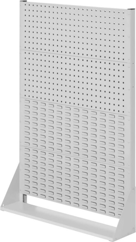 Kappes ®RasterPlan Stellwände einseitig Größe 4 - 2x Lochplatten 2x Schlitzplatten Lichtgrau RAL 7035