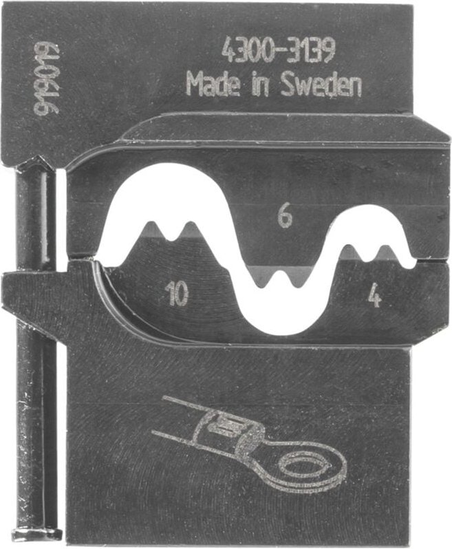8140-03 Modul-Einsatz für unisolierte Kabelschuhe 4/6/10
