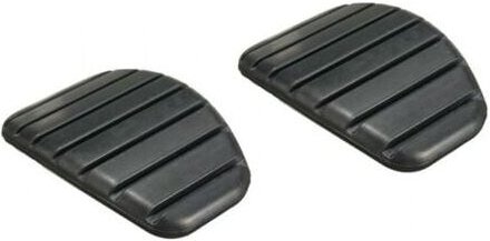 2-teilige Auto-Kupplungspedalabdeckung, rutschfeste Gummi-Bremspedalabdeckung für Megane Laguna Clio Kango Scenic