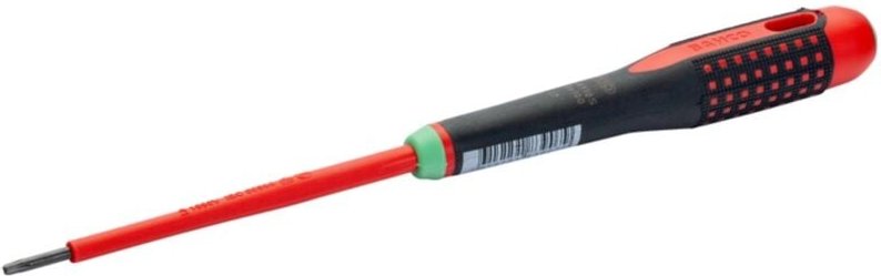 Bahco Nach VDE isolierter ERGO-TORX-Schraubendreher mit Dreikomponenten-Griff, T10 x 100 mm