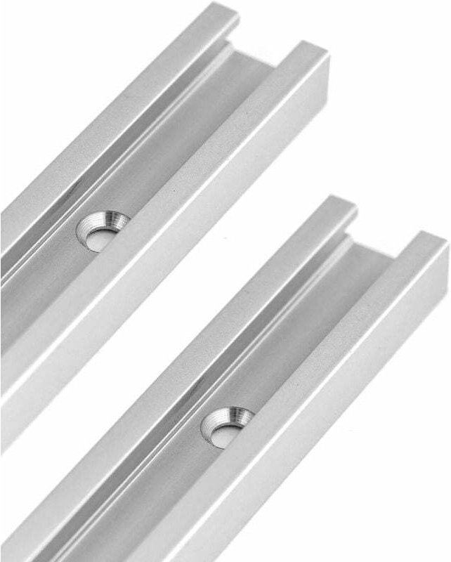 Thumbnail - Dolaso - Stück Abstand 300 mm Aluminium-T-Schiene T-Nut, 19 x 9,5 mm, T-Nut-Gehrungsschiene für Tischkreissäge, Oberfräs...