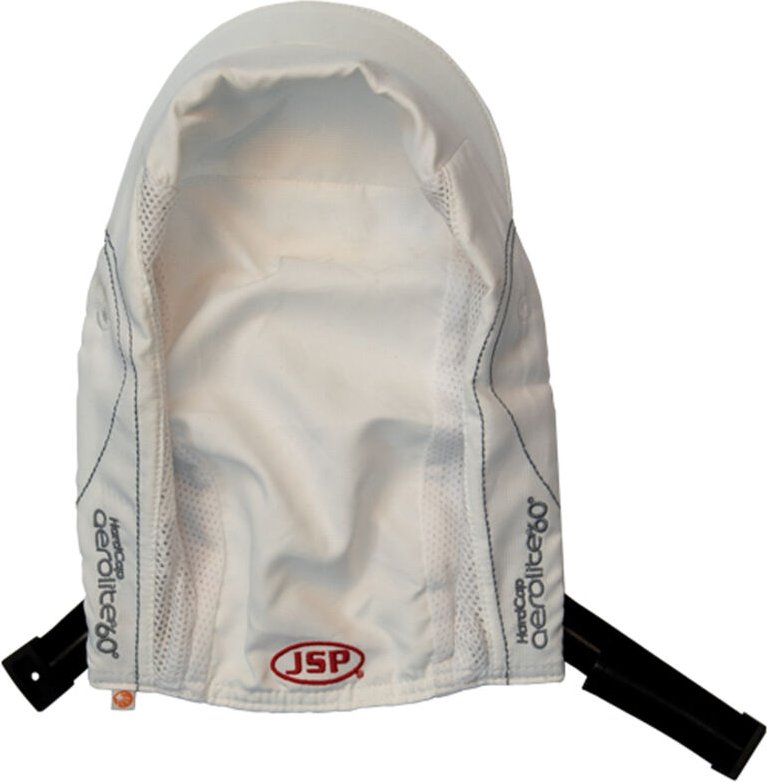 Ersatztextil für Sicherheitskappe Hardcap Aerolite 60° Mikrovisier – 2,5 cm Weiß