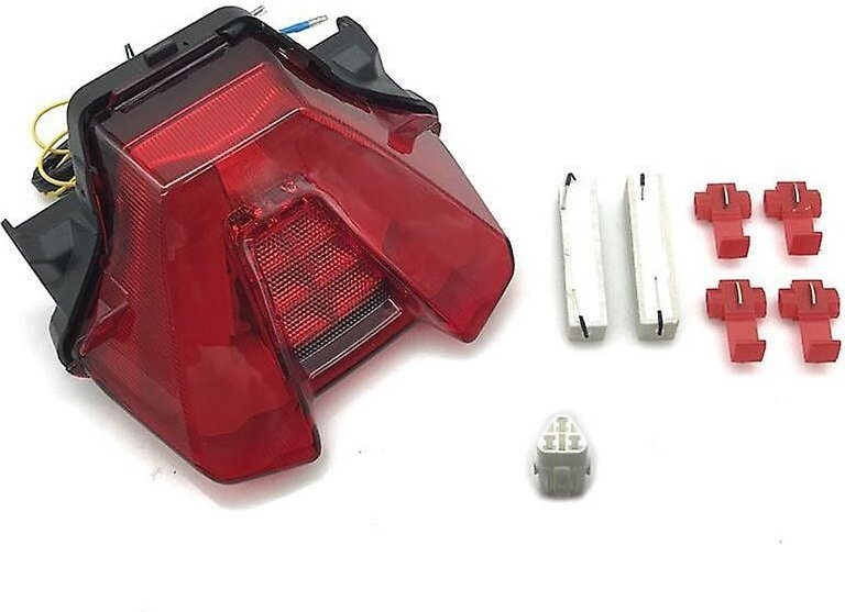 Motorrad Led Rücklicht Bremse Hinten Blinker Anzeige Lampe Rücklicht Für Mt-07 2021 + Rot