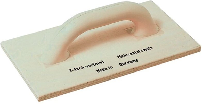 Reibebrett verleimt, kalkbeständig Holz L500xB280xS13-20mm